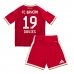 Maillot de foot Bayern Munich Alphonso Davies #19 Domicile vêtements enfant 2026-27 Manches Courtes (+ pantalon court)